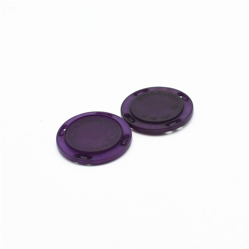 Magerial 41L Magnetic Coat Buttons 26mm/1â€ Invisible Hidden Sewing Button Nylon with Magnets Inside for Coat Jacket Suitcase Bag Windbreaker Pajamas FBM Shipment 6pcs (26mm, Purple) - Image 3